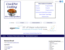 Tablet Screenshot of crockpot-cooking.com